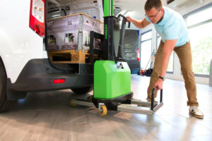 Alternatief laadkleep voor bestelwagen